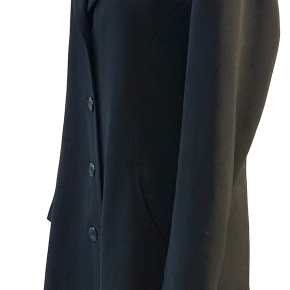 Gallery Black Trench Coat - Picture 3 of 11